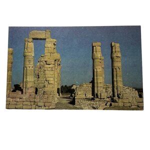 Vintage Postcard Solebe Temple Amenophis III Sudan Non Topographical Standard u